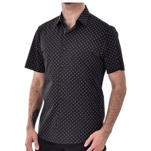 Michael Kors – Short Sleeve Geo Spiral Print Shirt